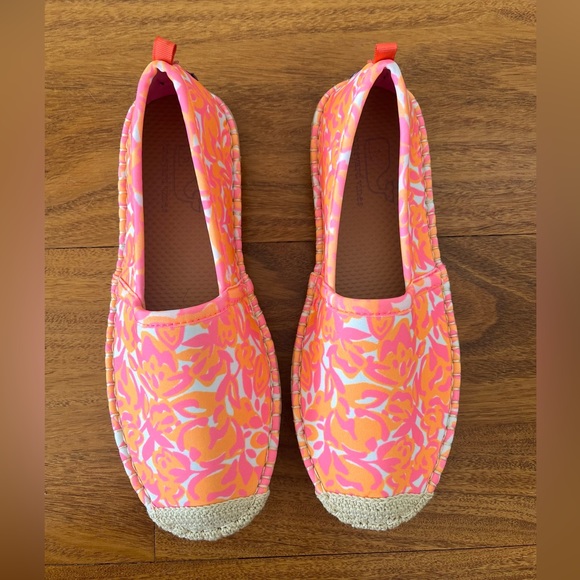 NEW Vinyard Vines Seastar Beachcomber Espadrille Water Sandals Summer Blooms, 8 - Picture 3 of 11